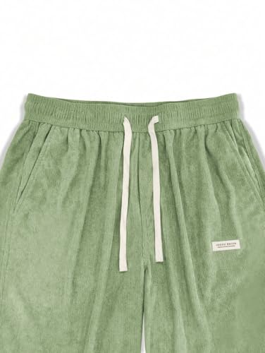Image of ZAFUL Men's Corduroy Straight Leg Loose Fit Casual Pants