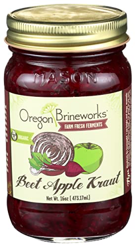 OREGON BRINEWORKS Organic Beet Apple Kraut, 16 OZ
