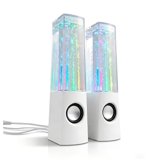 Gikfun 7 Colour LED Water Speaker with Dancing Fountain Light Show Sound Effect EK8485