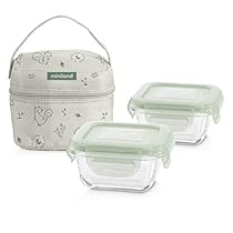 Miniland-89265-Pack-2-go-Natursquare-Chip-Set-de-Hermeticos-y-Funda-Color-Natural-Chip