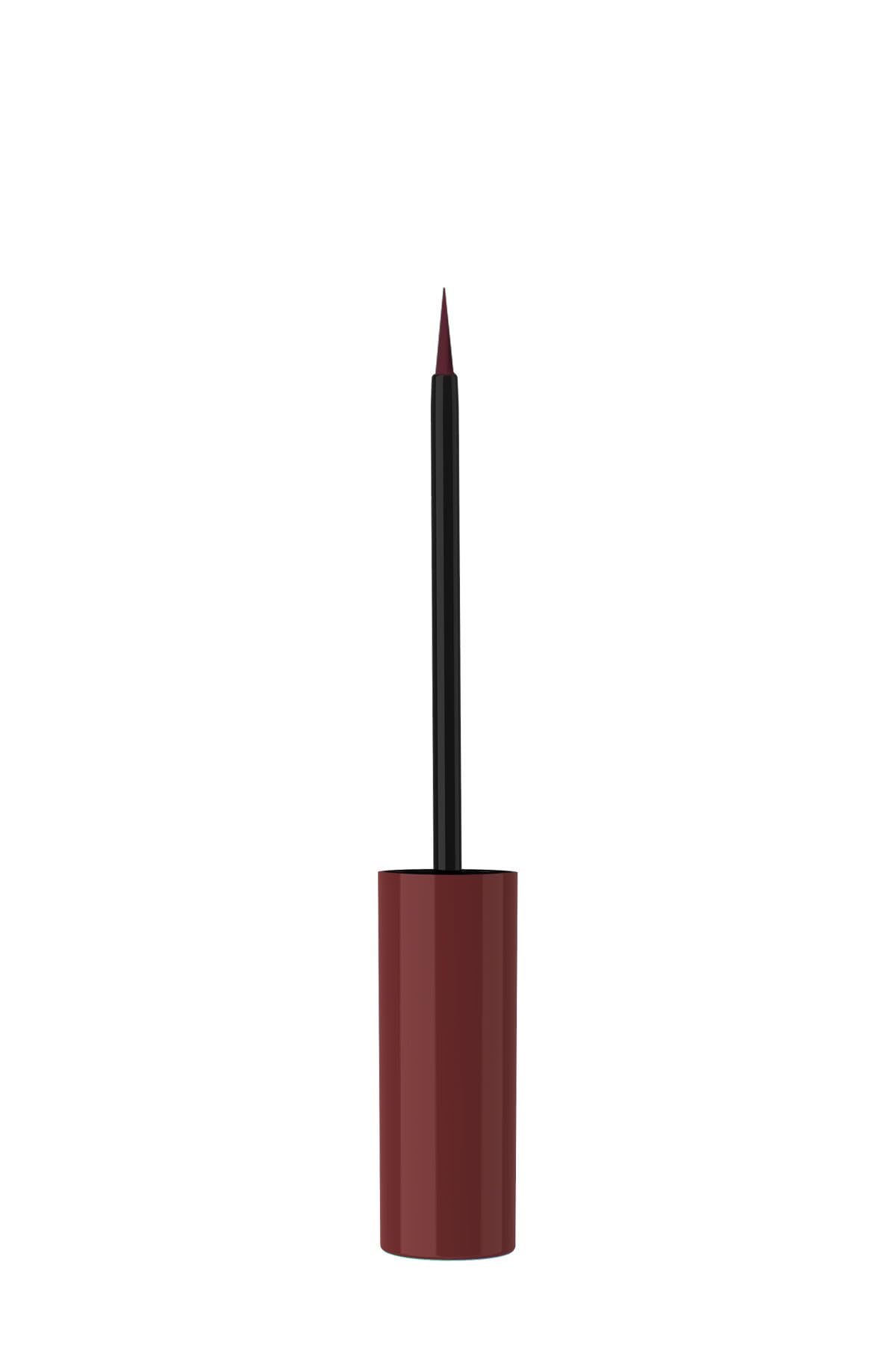 Golden Rose Flash Liner Colored Eyeliner - 110 Burgundy - Renkli Likit Eyeliner