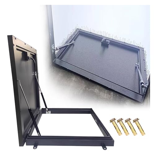 Cubierta de escotilla de acceso a tragaluz personalizada de 20 a 32 pulgadas (90 x 70 cm) – Resistente a la intemperie, fácil de instalar para hogares, sótanos, áticos, ejes y almacenes, completo con