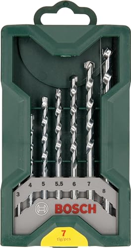 Bosch 7-delige Mini-X-Line-steenboorset (voor metselwerk, Ø 3-8 mm, accessoires boor-/schroefmachine) - Afbeelding 3