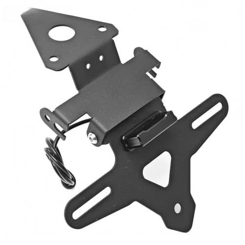 Support de plaque moto 660 arrière robuste avec kit de montage stable