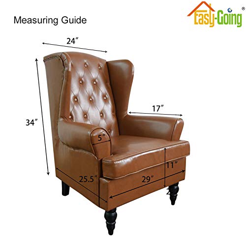 Image of Easy-Going Stretch Wingback Chair Sofa Slipcover Snow White | 1-Piece Sofa Cover Furniture Protector Couch Soft with Bottom, Spandex Jacquard