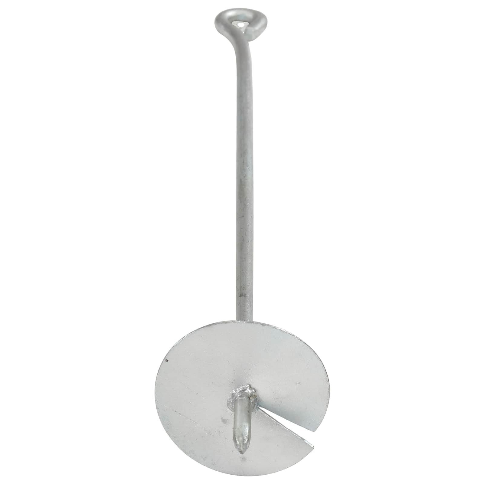 6 picchetti di ancoraggio a terra Ø 10 x 60 cm in metallo galvanizzato per fissaggio da giardino, tenda e gazebo