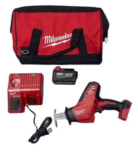 Milwaukee 2625-21 M18 18V Hackzall Cordless One-Handed Reciprocating Saw Kit