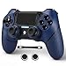 VooFun Mando Compatible para PS4 Pro Slim, Bluetooth Mandos con Vibración, 6 Axis Sensor, Panel Táctil, Stereo Audio Jack, Turbo, 1000mAh Batería, Inalámbrico Mando Compatible con PS4