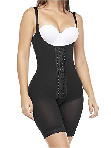 Image of MariaE PP9182 Csection Postpartum Girdle for Women Firm Tummy Control Shapewear Fajas Colombianas Reductoras y Moldeadoras Postparto Levanta Cola Black M /34