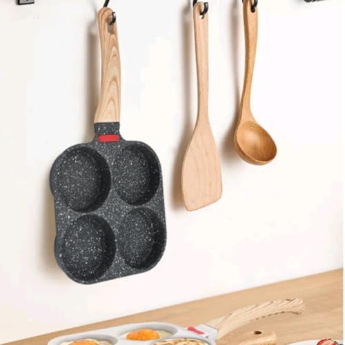 Wok antiadherente de aluminio 7.5 pulgadas negro miniatura 4