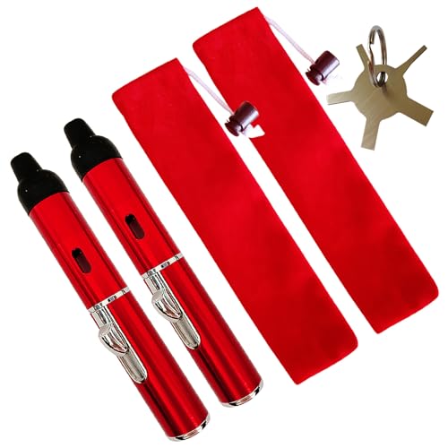 Encendedores de Soplete Recargables Butano Pack 2 Rojo miniatura 1