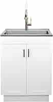 新品‼︎未使用‼︎ CLORE Relux All-in-one【White】 Transolid TC-2420-WCW 24-in All-in-One Laundry/Utility Sink