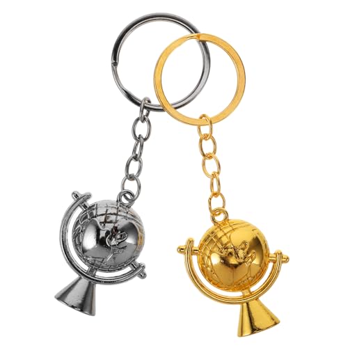 Mipcase World Map Keychain Pack Planet Keychains Geographical for Boys Girls Adults for Car Keys Party Favor