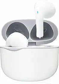 Fone De Ouvido Sem Fio Bluetooth 5.3 Compatível Todos Celulares Com Microfone e Redução de Ruído Wireless Academia Corrida Musicas Graves Potentes Controle Touch Linha Premium FNBT-10
