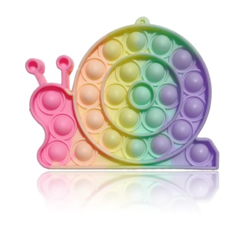 CATOR 1 Pcs Fidget Toy, Juguete Sensorial, Pop Bubble Fidget, Silicona Fidget Juguete, Pop Fidget It Toy, Arcoíris Pop It Juguete, para Niños y Adultos
