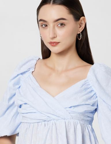 Image of Tokyo Talkies Women Cotton Blend Regular Fit Tops