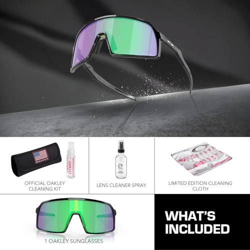 Image of Oakley SUTRO S OO9462 Shield Shape Sunglasses With Official Eyewear Kit | Men's & Women's Sunglasses