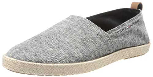 Les tendances en matière de chaussures pour l'été 2023 : les modèles incontournables à prix réduits chaussure Tommy Hilfiger Homme Th Resort Core Chambray Espadrilles, Noir, 42 EU