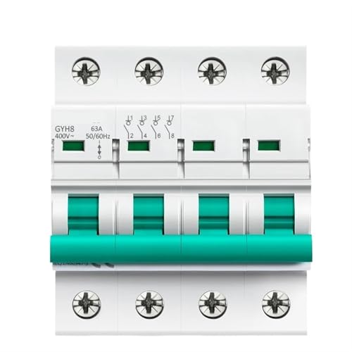 Interrupteur d'isolement 4 pôles disjoncteur isolateur Rail Din 63A 400V