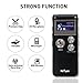 Digital Voice Recorders 8GB Audio Recorder Voice Activated Recorder for Lectures, Meetings, Interviews Recording Device with Microphone USB Cable, MP3 Player (8GB