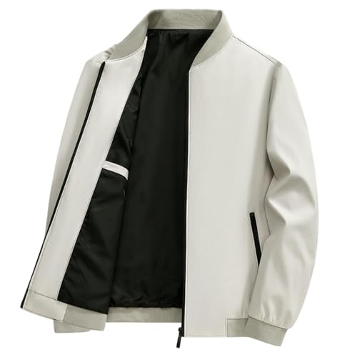 Veste col montant homme zippée - Tissu léger mi-saison confort