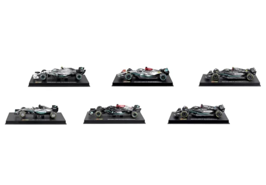 Bburago 1:43 F1 6個セット レースカー　メルセデス Bburago 1:43 F1 6個セット レースカー メルセデス