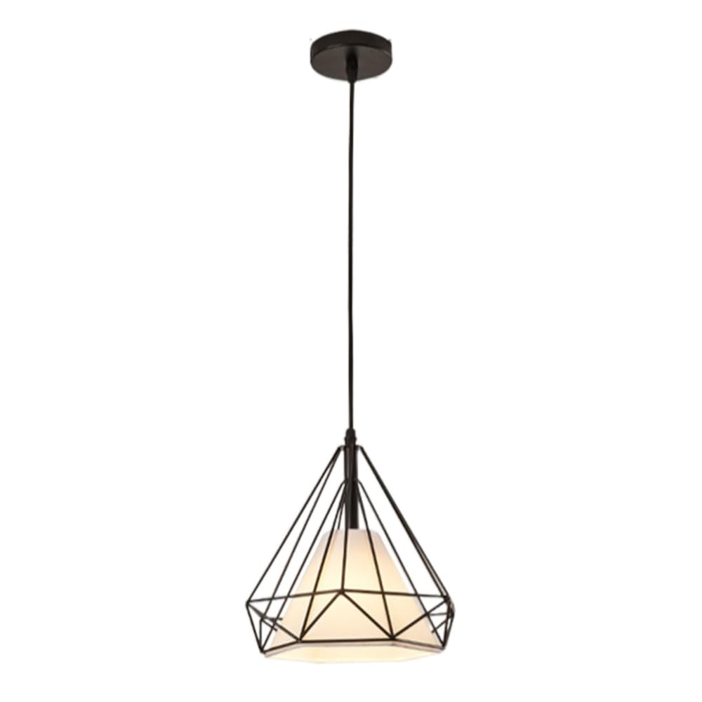 Traditional Iron Cage Pendant Light E27 Source Single Head Hanging Lamp Vintage Lampshade Industrial Chandeliers Porch And Aisle Decoration Lighting Fixtures Loft Coffee Kitchen Island Fixture STVDEDG