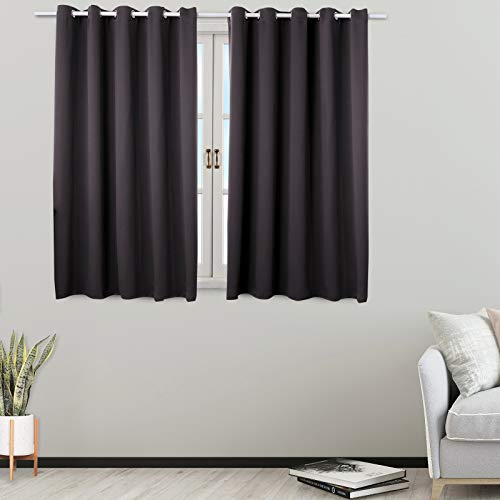 Rideaux thermique isolant thermique et phonique anthracite occultant 135x175 - 3