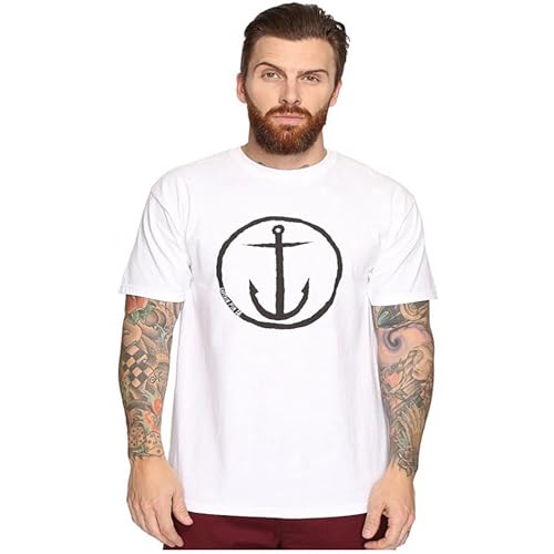 SHUOCAI Captain Fin Co. Men's T Shirt T-Shirt White XL