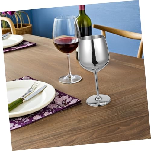 Verres à vin incassables dorés LABRIMP en acier inoxydable réutilisables - 7