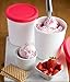 Starpack 'Freeze the Day' Ice Cream Storage Container for Freezer (2 Pcs) - 1 Quart Ice Cream Containers for Homemade Dessert - Reusable Frozen Treat Containers with Lids - Leak-Free Lids (Silicone)
