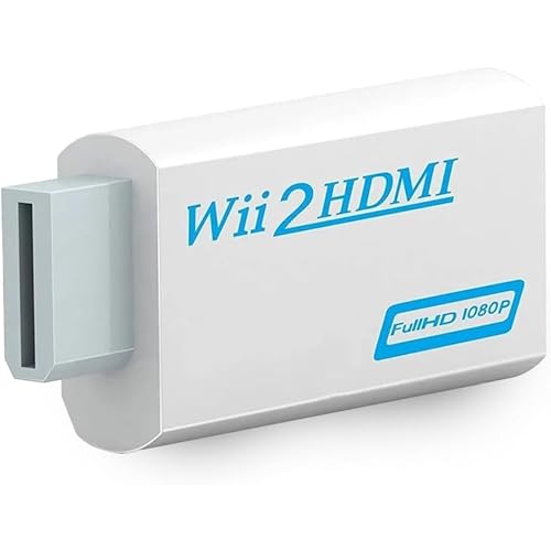 Convertisseur Innovaland Wii Vers HDMI avec Audio 3,5 mm – Adaptateur HDMI Wii Full HD 1080p –...
