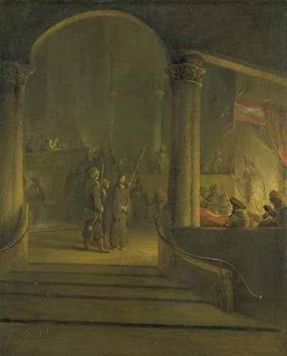Póster de Cristo davanti a Caifa de Aert De Gelder en Impresión de Arte Graffiti 60x90cm
