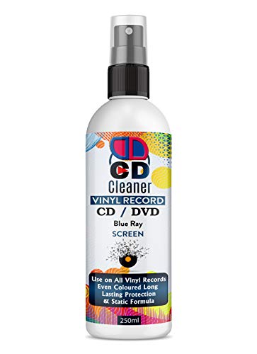 Clean Dust Scrap per CD DVD liquido di pulizia, dischi in vinile, detergente per lenti, spray da 250 ml