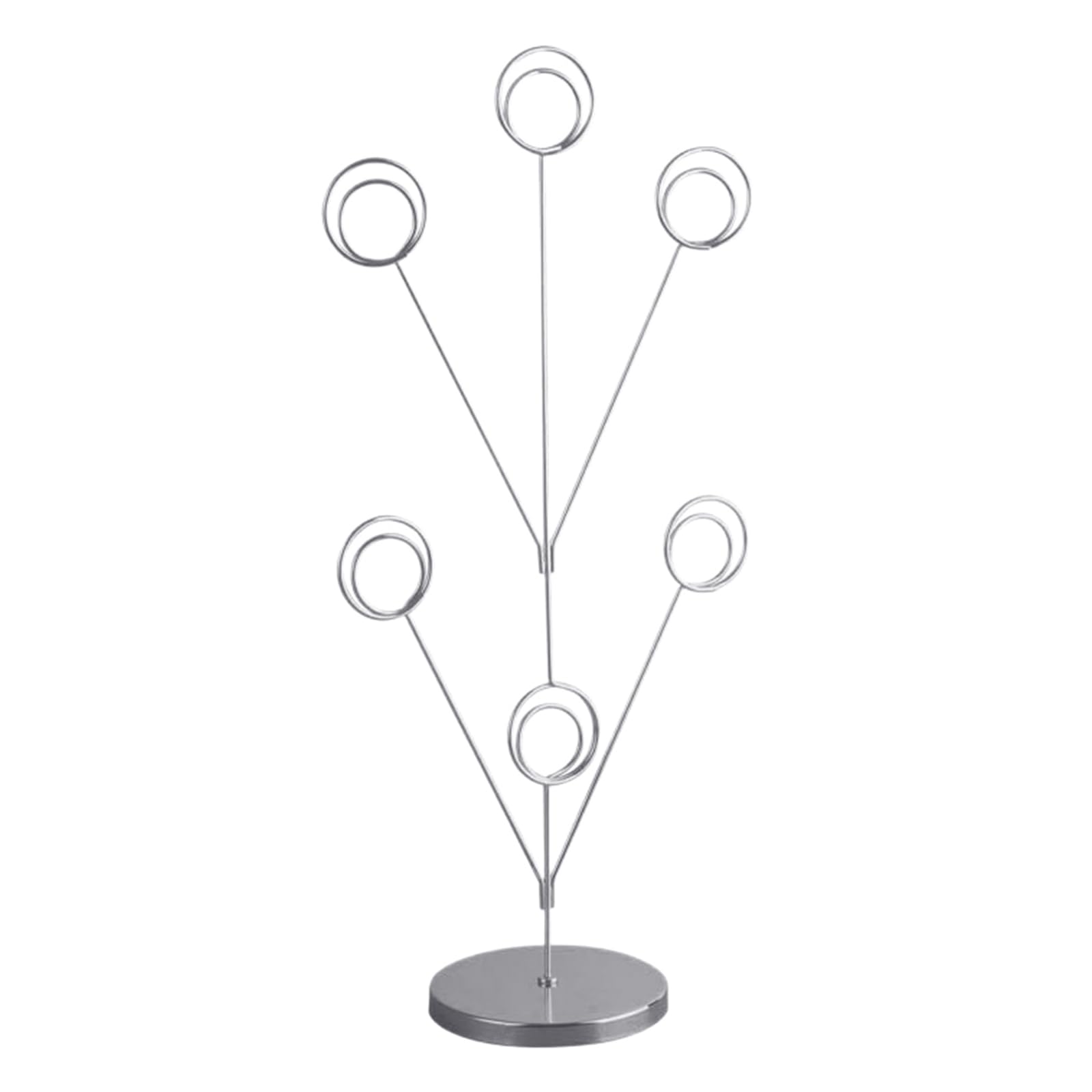 YWLUUOO Round Stand with Photo Tree Holder Ideal for Banquets and Celebrations Elegant Round Stand with Photo Tree Holder Ideal for Banquets and Celebrations
