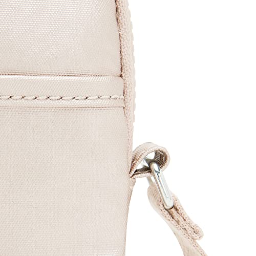Image of Kipling Tally Metallic Crossbody Phone Bag Quartz Metallic