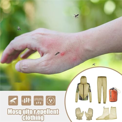 Mosquito Suits for Adult Women Full Body Fly Suit Breathable Jacket Pants Gloves Set for Beekeeping Gardening Camping miniatura 2