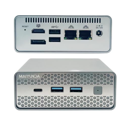 34TB NVMe SSD NAS, 4+1-Bay Network Attached Storage,M1S N150 Mini-PC