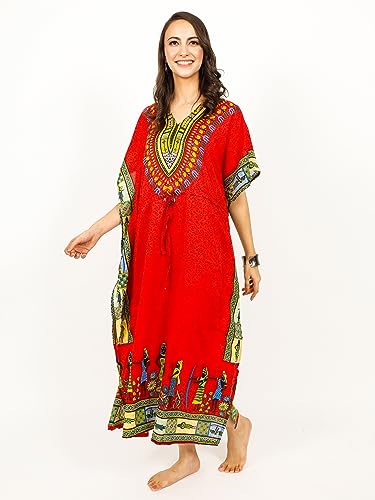 Kaftan Dress Plus Size Polyester Long Maxi Beach Cover Ups Caftan Loungewear House Dresses for Women2
