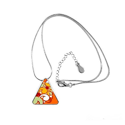 Pendentif Pâques Religion Christianisme avec chaîne de décoration motif triangle