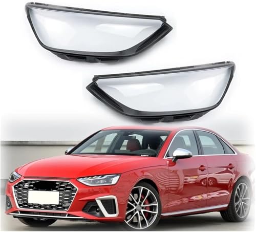 Vitre de phare Audi A4 cassée solution couvercle transparent droit B9 2020-2023 - 2