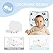 CIRIRE Unisex Soft and Breathable Baby Cushion 100% Organic Cotton Cover Machine Washable Toddler for Small Boys and Girls