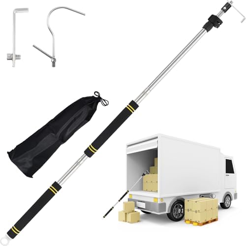 Bed Buddy Truck Tool, Cargo Grabber Pickup Truck Bed Thickened Stainless Steel Telescopic 33-74inch wear-Resistant complimentary Storage Bag Professional Cargo Grabber Reach Retriever Tool