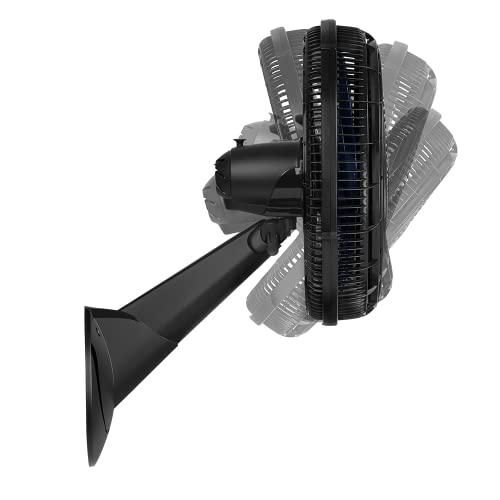 Ventilador de Parede Desmontável Arno Xtreme Force Breeze 40cm VB4P 127V, preto