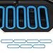 JeCar Light Blue Hood Vent Trim Covers Fit for 2007-2018 Jeep Wrangler JK JKU 2/4-Door Exterior Accessories