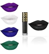 Kilshye Matte Liquid Lipstick Halloween Lipsticks Gothic Pigment Lip Gloss Velvet Lipglaze Costum...