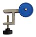 Frey Scientific Vertical Bench Clamp Pulley with 50mm Plastic Sheave, 25mm Opening
