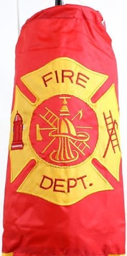 Ramson Imports of America 60" Embroidered F.D. Fire Dept./ Department 100% Polyester Wind Sock W/Grommets