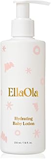 ELLAOLA Moisturizing Baby Lotion | Hydrating, Non-Toxic, and Plant-based Ingredients | Organic Baby Essentials I Fragrance Free and for Eczema Prone And Sensitive Skin | 7.8 fl. oz.