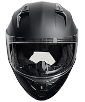 Integralhelm Motorradhelm Rallox 67 Größe M schwarz matt Motorrad Roller Sturz Helm – Ansicht 3